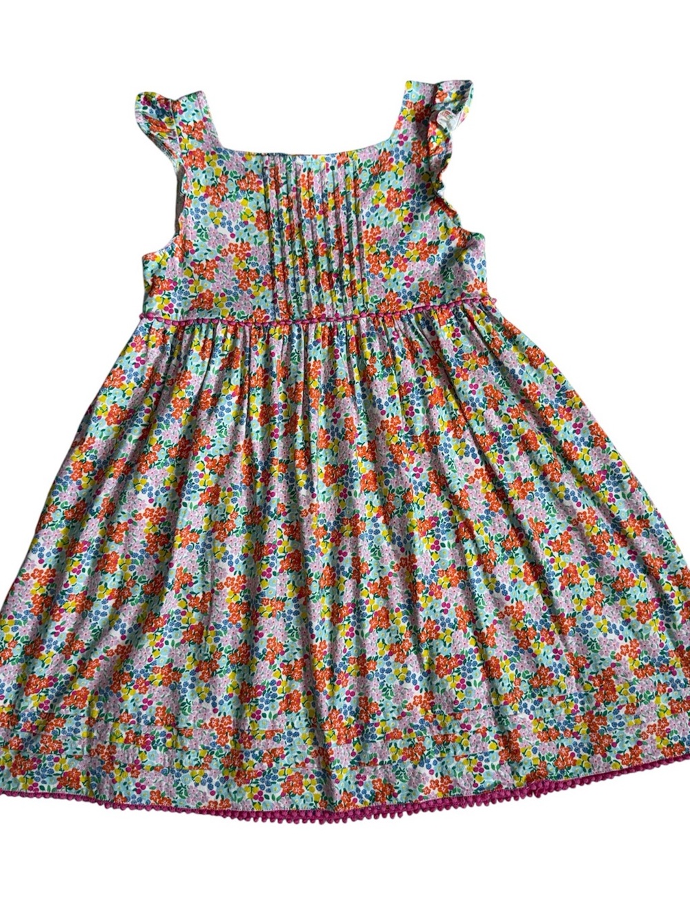 Mini Boden Girls Sleeveless Floral Dress 9-10y